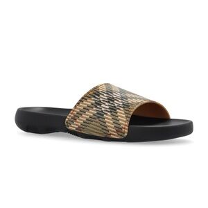 Burberry ‘Dive’ Plaid Slide Sandals NWT